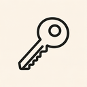 icon_communication_key_thin icon preview