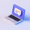 icon_communication_laptop_3d_isometric icon preview