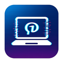 icon_communication_laptop_digital_glitch icon preview