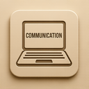 icon_communication_laptop_embossed icon preview