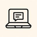 icon_communication_laptop_geometric icon preview