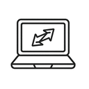 icon_communication_laptop_line_art icon preview
