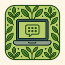 icon_communication_laptop_organic_pattern icon preview