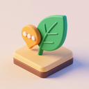 icon_communication_leaf_3d_isometric icon preview