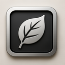 icon_communication_leaf_metallic icon preview