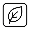 icon_communication_leaf_monochrome icon preview