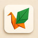 icon_communication_leaf_origami icon preview