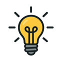 icon_communication_light_bulb_asymmetrical icon preview