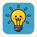 icon_communication_light_bulb_cartoon icon preview