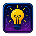 icon_communication_light_bulb_cyberpunk icon preview