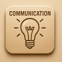 icon_communication_light_bulb_embossed icon preview