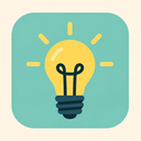 icon_communication_light_bulb_flat_pastel icon preview