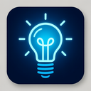 icon_communication_light_bulb_futuristic icon preview