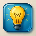 icon_communication_light_bulb_glassy icon preview