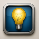 icon_communication_light_bulb_metallic icon preview