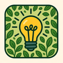 icon_communication_light_bulb_organic_pattern icon preview
