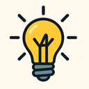 icon_communication_light_bulb_sharp_edges icon preview