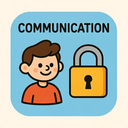 icon_communication_lock_cartoon icon preview
