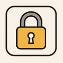 icon_communication_lock_iconic icon preview