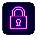 icon_communication_lock_neon icon preview