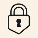 icon_communication_lock_sharp_edges icon preview