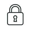 icon_communication_lock_thin icon preview