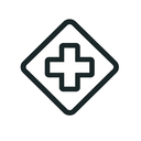 icon_communication_medical_cross_asymmetrical icon preview