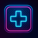 icon_communication_medical_cross_cyberpunk icon preview