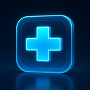 icon_communication_medical_cross_futuristic icon preview