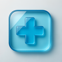 icon_communication_medical_cross_glassy icon preview
