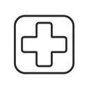 icon_communication_medical_cross_line_art icon preview