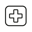 icon_communication_medical_cross_monochrome icon preview