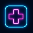 icon_communication_medical_cross_neon icon preview