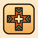 icon_communication_medical_cross_tribal icon preview