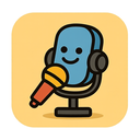 icon_communication_microphone_cartoon icon preview