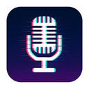 icon_communication_microphone_digital_glitch icon preview