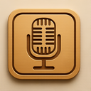 icon_communication_microphone_embossed icon preview