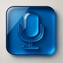 icon_communication_microphone_glassy icon preview