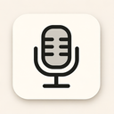 icon_communication_microphone_minimalist icon preview