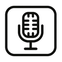 icon_communication_microphone_monochrome icon preview