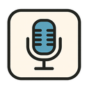 icon_communication_microphone_rounded icon preview
