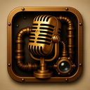 icon_communication_microphone_steampunk icon preview