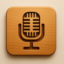 icon_communication_microphone_wooden icon preview