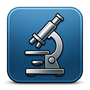 icon_communication_microscope_metallic icon preview