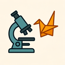 icon_communication_microscope_origami icon preview