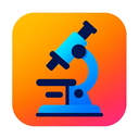 icon_communication_microscope_vibrant_colors icon preview