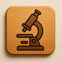 icon_communication_microscope_wooden icon preview