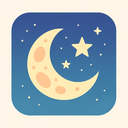 icon_communication_moon_flat_pastel icon preview