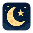 icon_communication_moon_geometric icon preview