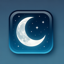 icon_communication_moon_glassy icon preview